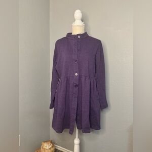 Serengeti Deep Purple Trench Coat